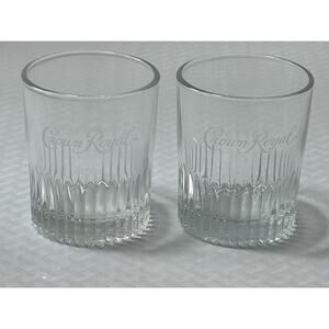Set of 2 Crown Royal Limited Edition "Established 1939" Whiskey Rocks‎ Glasses
